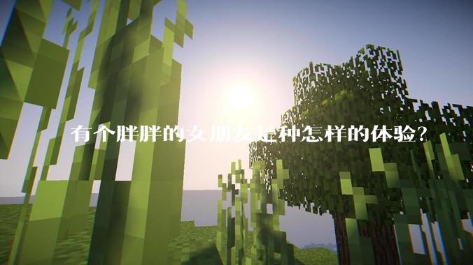 有个胖胖的女朋友是种怎样的体验？